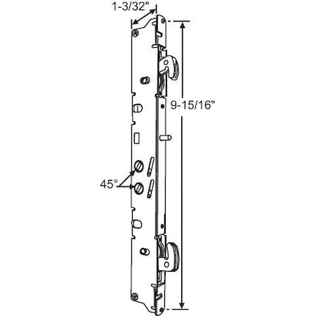 Strybuc Two-Point Mortise Lock 16-680SS